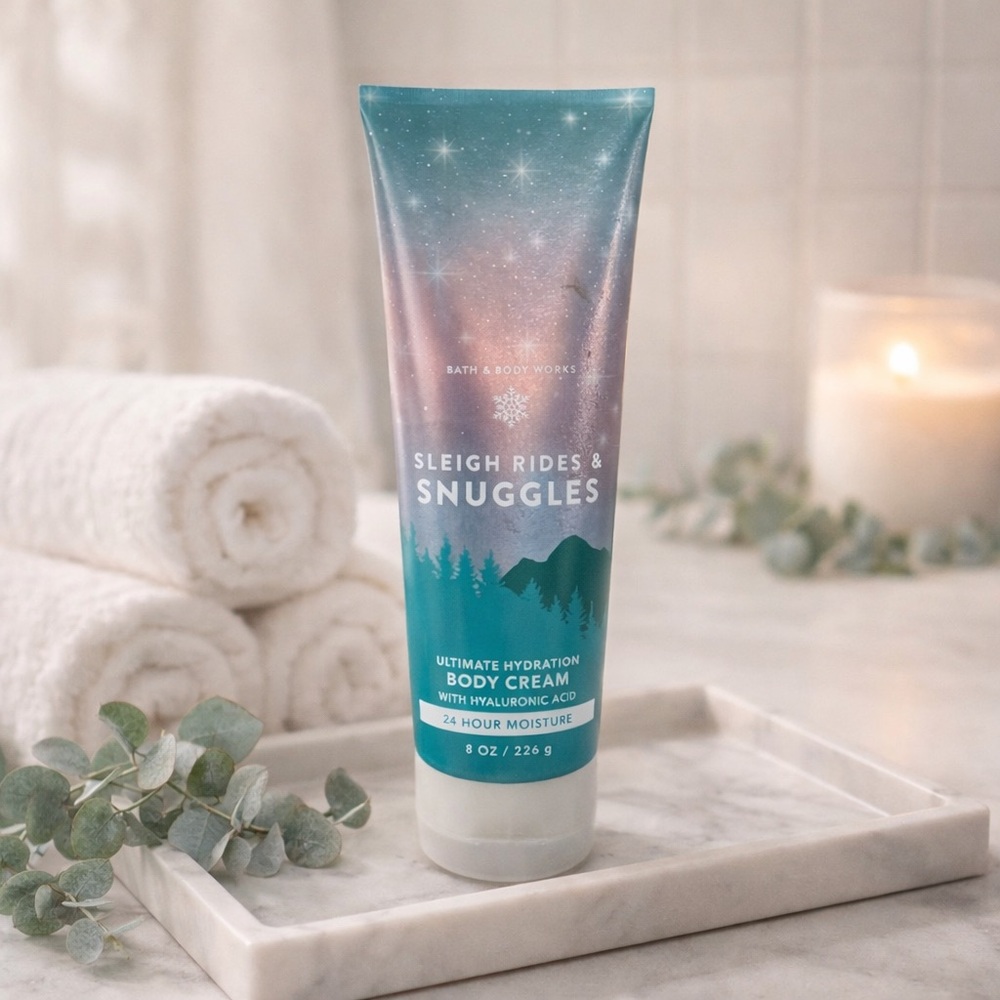 Bath & Body Works Sleigh Rides & Snuggles Body Cream ❄️ Ultimate Hydration 8oz